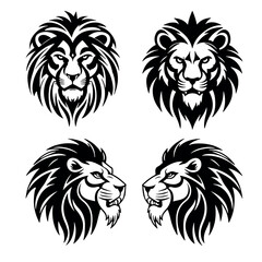 Lion silhouette vector file