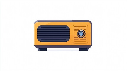 Fototapeta premium Professional AC Outdoor Unit Icon Vector Isolated - 2D Flat Design