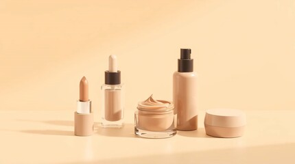 bottles of perfume and cosmetics