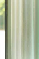 Fototapeta premium Sheer Curtains Draped Near a Bright Window