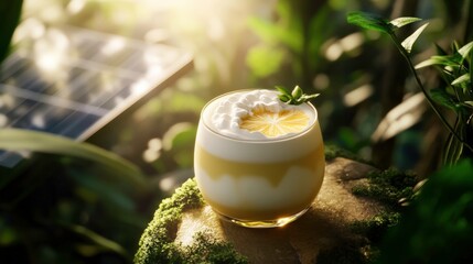 Egg White Sour Cocktail with Velvety Foam and Orange Peel Twist, Presented on Marble Tabletop in Soft Ambient Light Highlighting Its Creamy Texture and Golden Hue