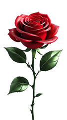 Please accept my passionate rose of love.