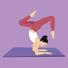 yoga pose handstand scorpion pose