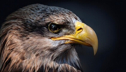 Obraz premium Eagle Intense Gaze. Close-up of an eagle
