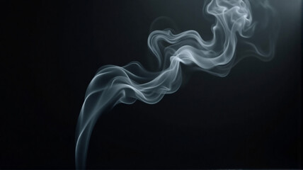 Fototapeta premium smoke on black background