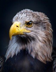 Obraz premium Eagle Intense Gaze. Close-up of an eagle