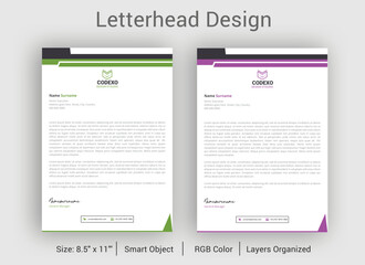 Professional corporate Business letterhead design template,letterhead design,Modern company letterhead