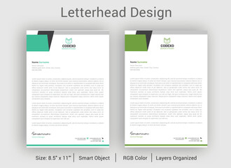 Professional corporate Business letterhead design template,letterhead design,Modern company letterhead