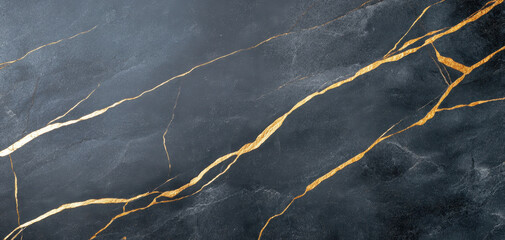Luxurious black marble texture with golden veins, perfect for elegant designs and upscale interiors. This stunning surface adds sophistication and style to any space
