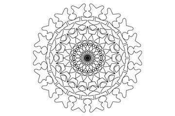 Mandala Design with Beautiful Work