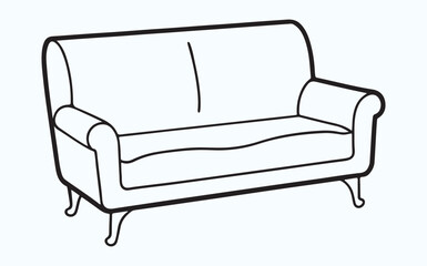 Sofa line icon