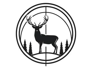 deer logo of the highest quality
Deer silhouette logo design inspiration with a flat design using a black color
