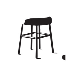 Stool Seat silhouette vector illustration