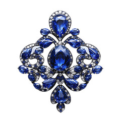 Luxury Blue Sapphire Jewelry Pendant Design
