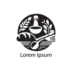 restaurant logo type vector