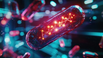 Exploring molecular dynamics through futuristic 3d visualization in a sci-fi digital lab