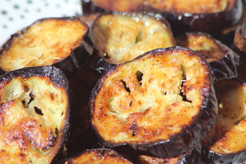 Roasted Eggplant Close up