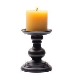 Elegant Candle Holder for Home Decor & Lighting - Isolated on White Background