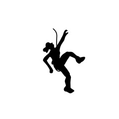 Rock Climbing Illustration