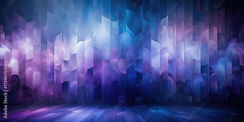 Poster abstract background with a textured, gradient, and blurred effect with a focus on the purple and blu