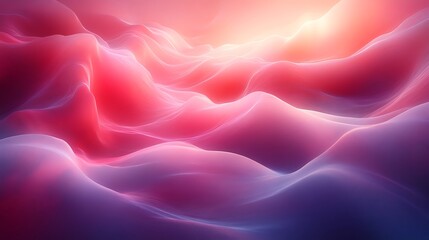 Obraz premium Vibrant wave patterns designed with gradient tones and cosmic texture accents images