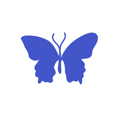 Cute colorful butterfly icon