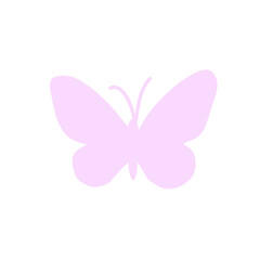 Cute colorful butterfly icon