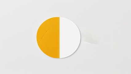 A minimalist and modern photograph featuring an abstract composition of vertical lines and colorful circles. 