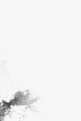 Abstract grayscale artwork with a dark splatter design