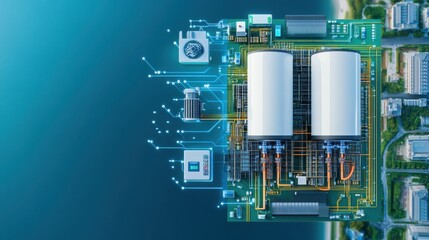 Rainwater harvesting systems integrated into warehouse operations