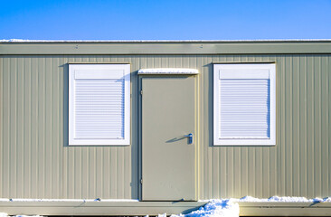 typical mobile office or living container