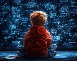 Engaging Math Tutoring Session A Mentor Explaining Mathematical Concepts Using Dynamic Visuals and Animated Graphs for Clear Education, Illustrating Complex Formulas with Interactive Elements This