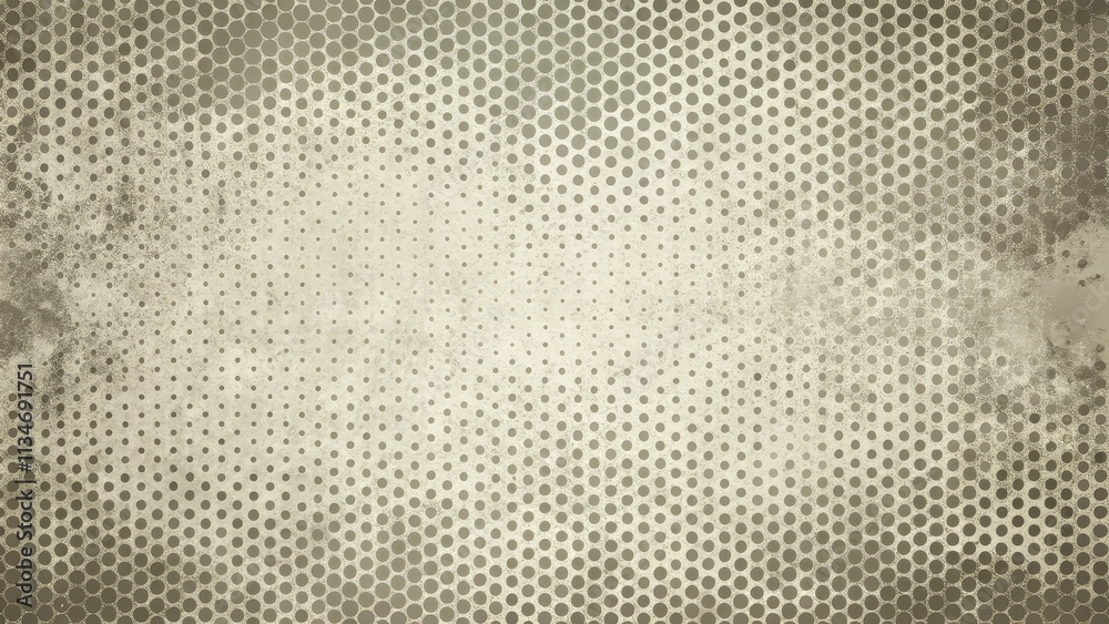 Poster Abstract Beige Background with Subtle Circular Pattern and Grunge Texture