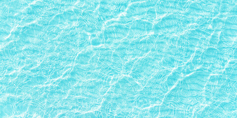 turquoise water aerial view, blue sea with small ripples