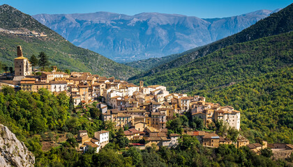 Mountain Village in Italy