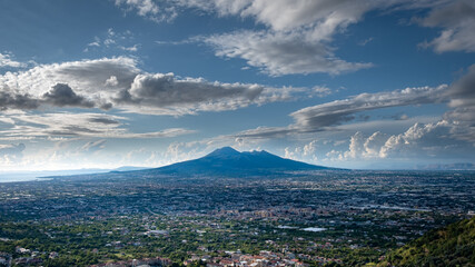Pompei-Il Vesuvio.