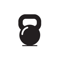 kettlebell silhouette vector illustration