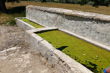 Hard water fountain with very high water quality TDS value,