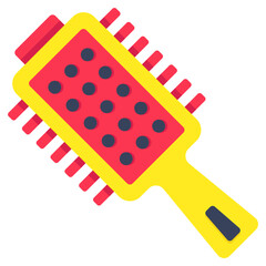 A beautiful design icon of blow dryer brush