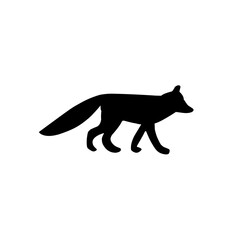 Forest animals silhouette