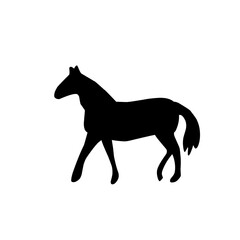 Forest animals silhouette