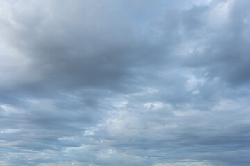 Obraz premium Overcast Sky Cloudy Day Blue and Gray Cloudscape Nature Background