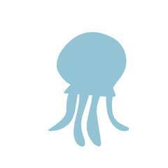 Seafood silhouettes flat icon