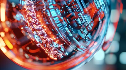 new year and celebration and festivity concept. Abstract futuristic technology design with glowing lights