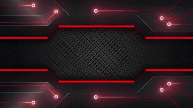 Stream Overlay Screen Animation. Laser red animation