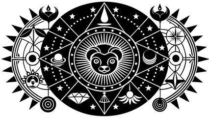 Astrology horoscope zodiac graphic backgroud wallpaper