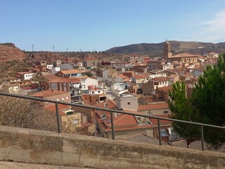 View of a spanish town