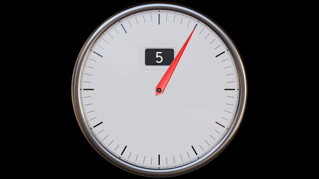10 second countdown timer animation. Stopwatch timer 10 to 0 second. Transparent Alpha background. Streamlabs OBS Social Media Overlay. countdown from 10