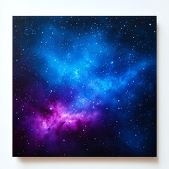 A vibrant cosmic scene showcasing colorful nebulae and sparkling stars in space.