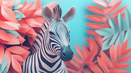 Zebra in the grass
